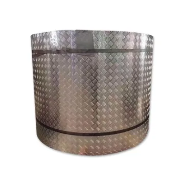 Hot rolled checkered steel coil