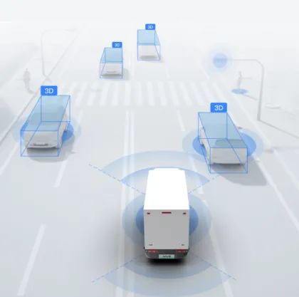 EU Cold Chain Autonomous Logistics Van for European Food Delivery