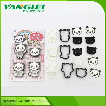 lovely panda cookie cutter