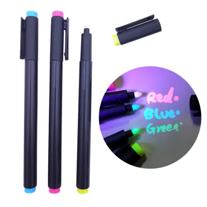 UV Invisible Ink Marker Pen Pack for Anti-Counterfeiting and Security