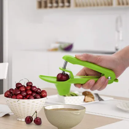Cherry Stoner Seed Remover: Heavy Duty Olive Pitter Seed Remover