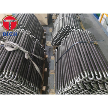 High Frequency Welded Spiral Finned Aluminum Fins Tube