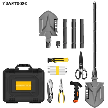 Camping Survival Kit: Multifunctional Emergency Tool Kit for Outdoors and Vehicles