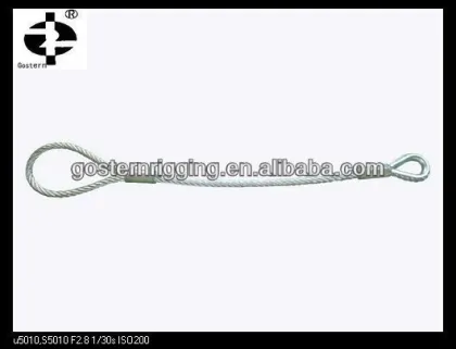pressed steel wire rope rigging sling