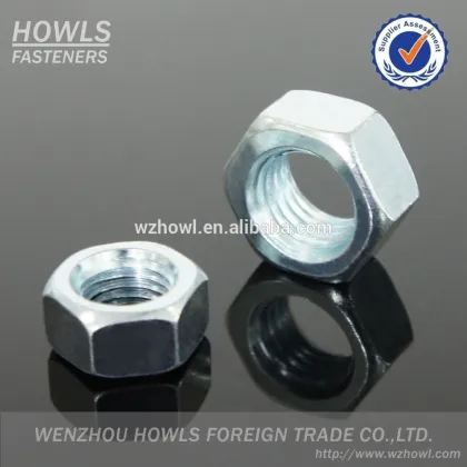 Galvanized carbon steel and stainless steel Hex nut bsw/unc