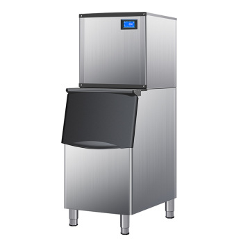 Large Capacity Automatic Ice Cube Maker Machine for Coffee Shops & Milk Tea Stores