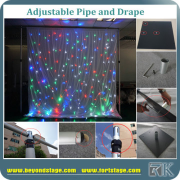 Pipe and Drape for LED Curtain Stands