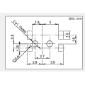 Thin 3-direction action type Detection switch