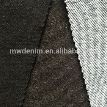 inclined terry knitted cotton denim baby dress knit denim fabric