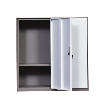 Counter Height Gray Filing Storage Cabinets