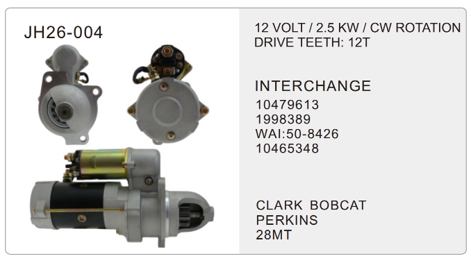 Delco truck starter- JH26-004-X