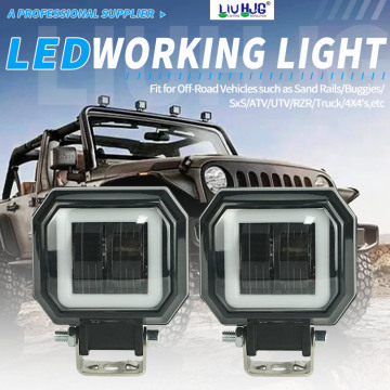 4X4Led Off Road Fog Light For Motorcycle Trucks