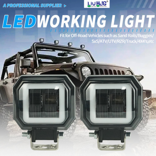 4X4Led Off Road Fog Light For Motorcycle Trucks