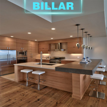 15Years Prefab ghana wooden kitchen cabinet designs From China