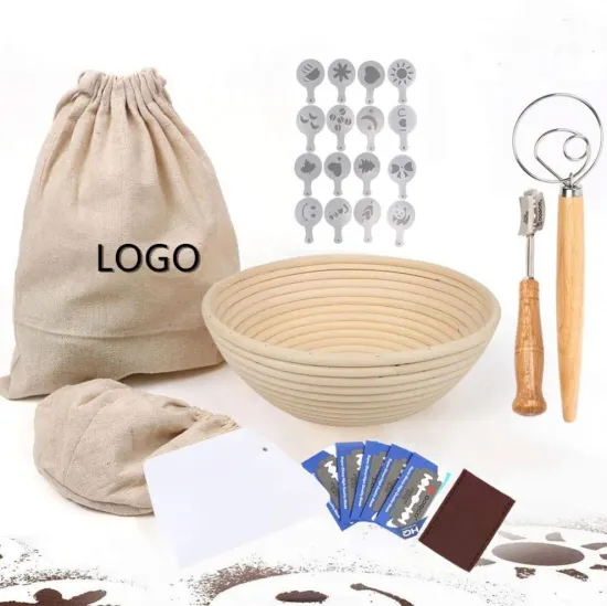 9 Inch Natural Rattan Benetton Round Bread Proofing Basket