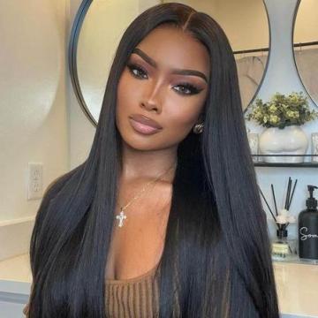 13×4 HD Lace Glueless Silky Straight Human Hair Wig 22inch 180% Density