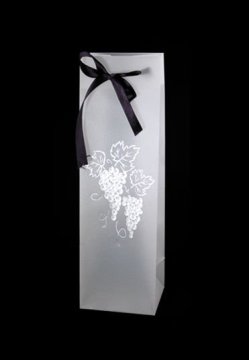 Hot stamping frosted pp wine packaging bag