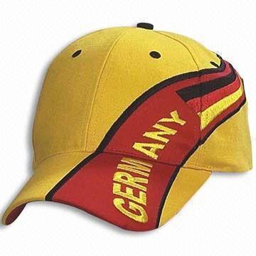 Heavy-brushed Cotton Twill Sports Cap with Printed Design