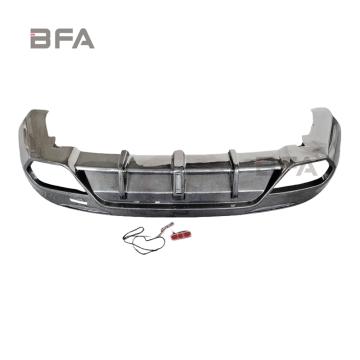Alfa Romeo Stelvio Carbon Fiber Rear Diffuser Kit with LED Lights