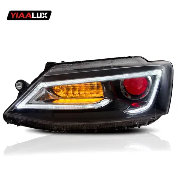 Vland Car Head Light LED Headlight Assembly Fit for Volkswagen Jetta Sagitar 2012-2017 with Moving Signal