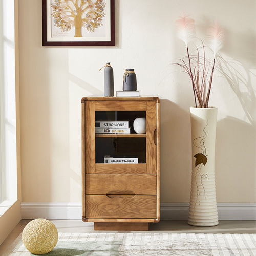Fantastic Durable Large Storage Cabinets High Quality Unique Design Solid Wood Sideboard Cabinet Factory