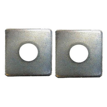 Square washer, made of steel or stainless steel, manufacturer
