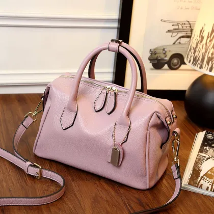 Women`s Work Satchel Tote Bag with Long Strap