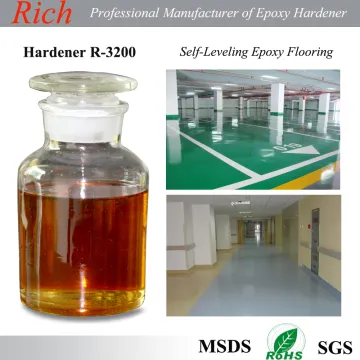 Epoxy Flooring Coating Curing Agent, Modified Aromatic Amine Self Leveling Epoxy Resin and Hardener R-3200