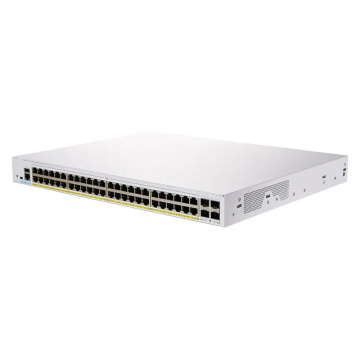 CBS350-48FP-4X: 48 पोर्ट 10/100/1000 POE+ 740W पावर बजट और 4 10 गीगाबिट SFP+ के साथ स्विच करें