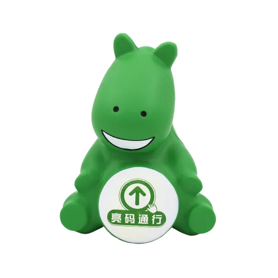 Wholesale PU Foam Cartoon Green Slow Rebound Decal Printable Logo