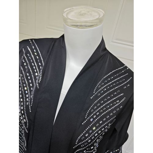 Sleeve Flare Kimono Abaya Cardigan