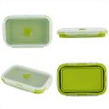 Lunch box pieghevole in silicone Safe Microwave