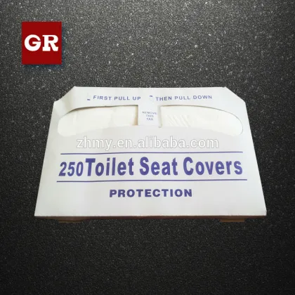 Flushable toilet seat cover paper