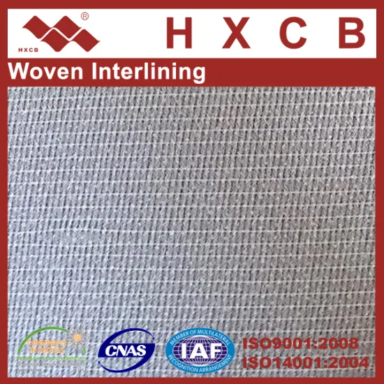 (3510)Garment polyester Fusible Woven interfacing Warp Knitting Fabric