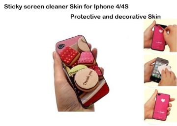 Oem / Odm Iphone Sticky Screen Cleaner, Good Promotional Gifts Microfiber Sticky Screen Cleaners For Iphone 4 / 4s