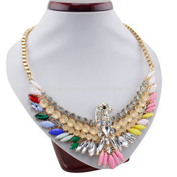 2014 last new gold chain crystal pendants