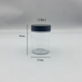 3OZ Clear Glass Storage Jars with Childproof Cap