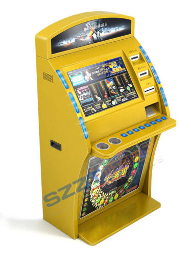 Zt2412 Custom Kiosks Self - Service Lottery / Gaming/amusement Kiosk With Advertisement