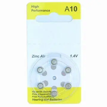 Zinc Air Hearing AID Batteries with 1.4V Voltage and 90mAh Capacity