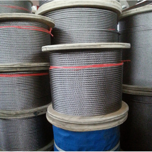 316 wire rope 6x19IWRC stainless steel cable