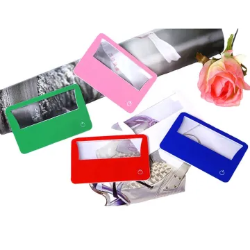 Custom Printed Fresnel PVC Lens Card Magnifiers: Perfect Promotional Business Card Magnifying Glass