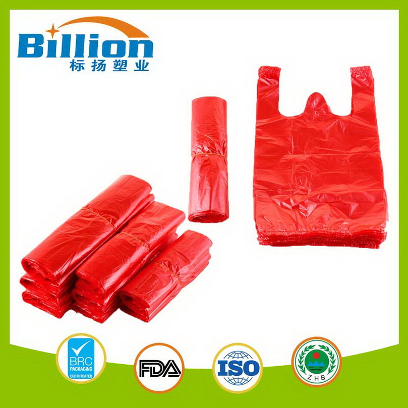 Pallet Covers T Shirt Bags with Logo Newspaper Heavy Duty Resealable Plastic Bag in Bulk PackingWholesale