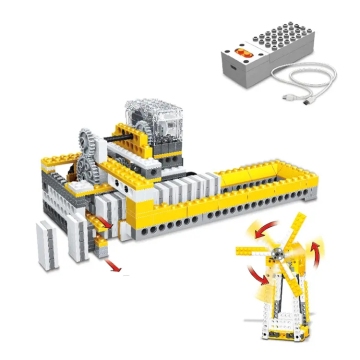 Giocattolo di costruzione per bambini più venduti: la macchina Domino 4 in 1 della serie Wange 1405