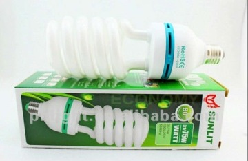 High quality E27 half spiral energy saving lamp with cheap price