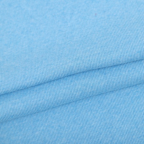 Tissu tricot côtelé 2x2 polyester coton élasthanne années 30