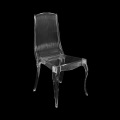 Modern Transparent Resin Dining Chair Stackable