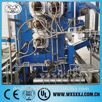 China manufacturer XY-4S 450*1250 four rolls machine for rubberized sheet