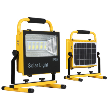 2021 New Design IP65 Emergency 4H Work Time Portable 50W LED Solar Camp Light