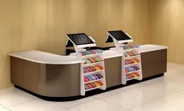 High Quality Steel Checkout Counter