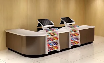 High Quality Steel Checkout Counter